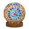 Cross-border Mosaic night light, Baroque Romance and freedom, Bohemian creative night light, glass decorative table lamp Item Picture